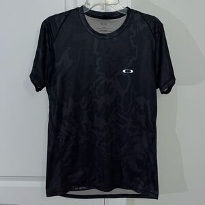 Oakley Eyewear Camo Camouflage Compression Work out Sportwear Base Layer Shirt M